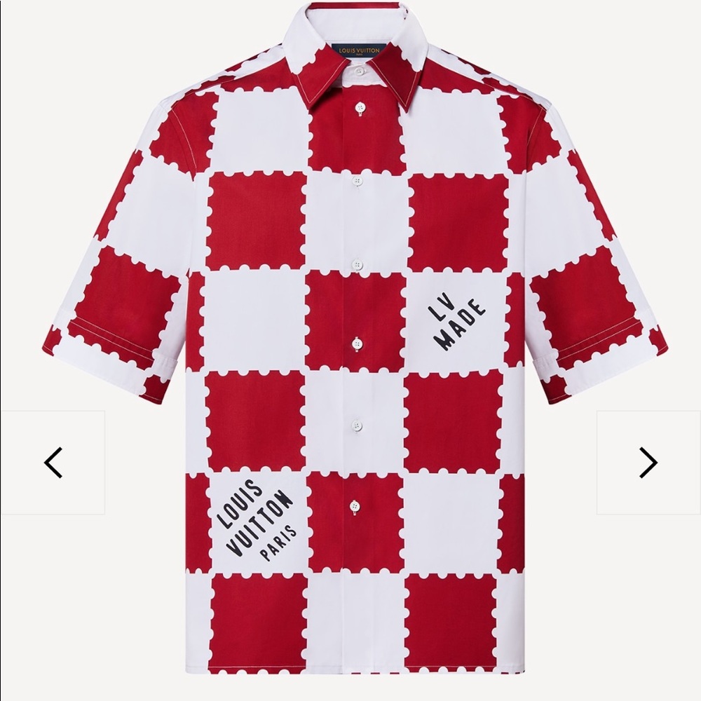 Brand new Louis Vuitton giant Damier shirt